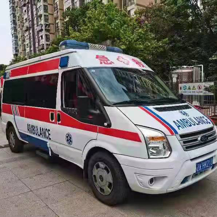 山阳长途救护车护送病人返乡